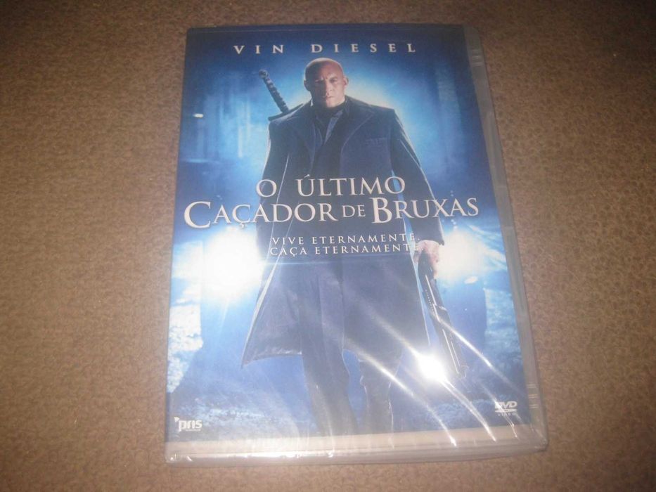 DVD "O Último Caçador de Bruxas" com Vin Diesel/Selado/Raro!