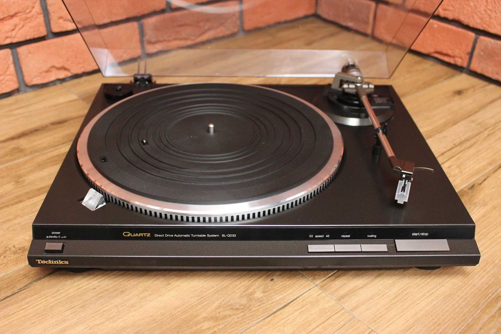 ‼️ *** Gramofon Technics SL-QD33 * Po Serwisie !  Direct * Quartz * P34 ‼️ Topowy model z serii