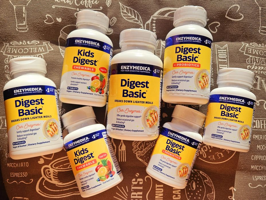 -50%  Enzymedica Digest Basic ферменты ензими травлення пробіотик kids дітей
