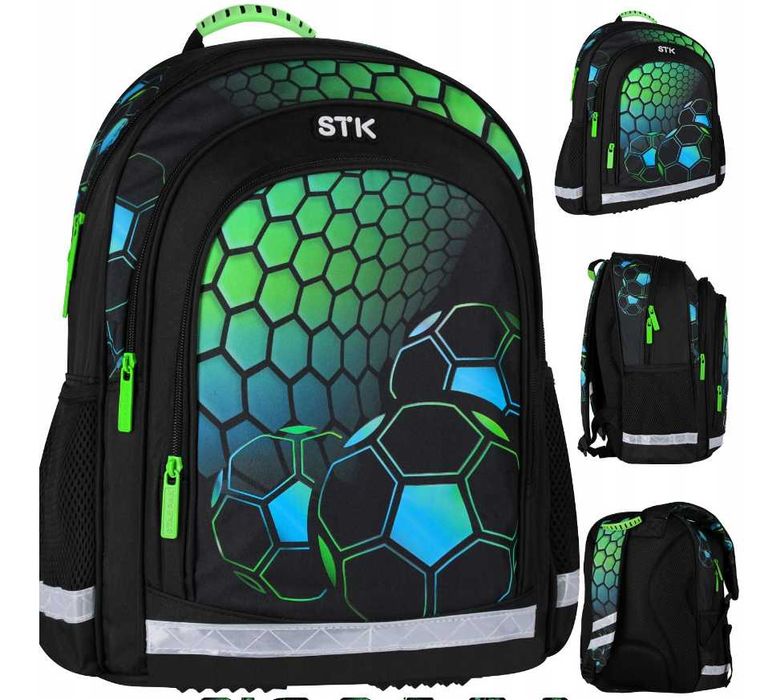 Plecak Szkolny Tornister Football Piłka Nożna Dla Chłopca Klasa 1 3