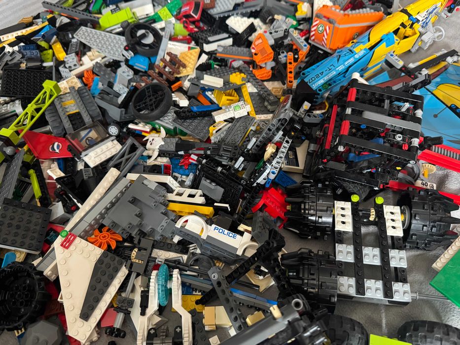 LEGO klocki ORYGINALNE mieszanka TECHNIC, CITY 6kg