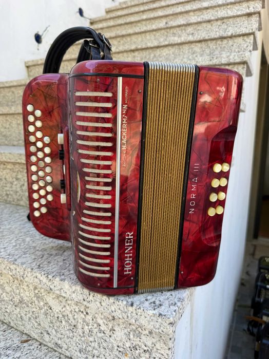 Concertina Hohner Norma III, 3 Voz. M . 2 . B