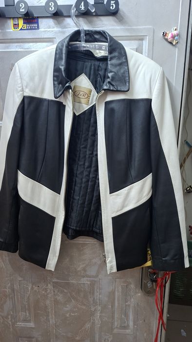 kurtka skórzana L,XL stan bardzo dobry wymiary na zdjęciach