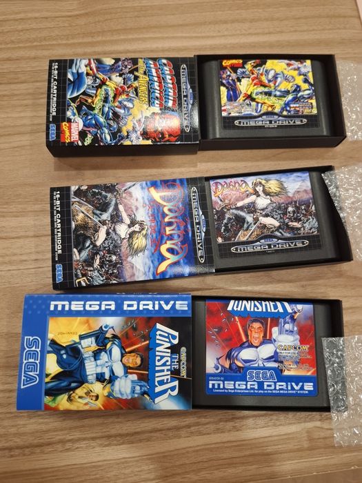Jogos Sega Mega Drive The Punisher / Captain America and the Avengers/Dahna
