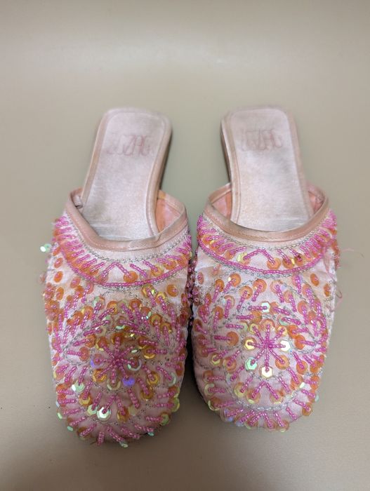 Восточные тапки мюли