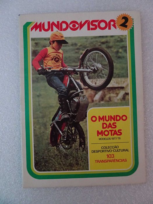 Caderneta de cromos vazia Disvenda - Mundovisor 2 O Mundo das Motas