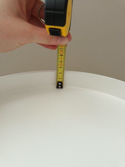 Stolik nocny biały etażerka