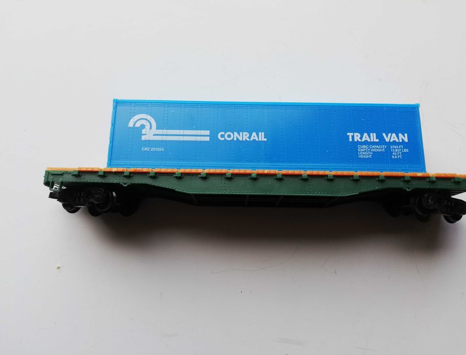 Comboios eletricos"HO";vagão transporte contentor,novo;ler anuncio