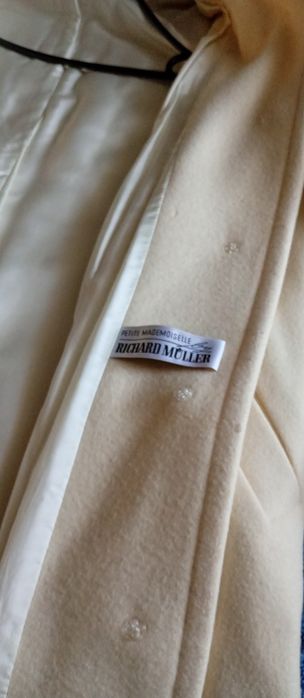 Płaszcz damski przejściowy ecru Richard Muller