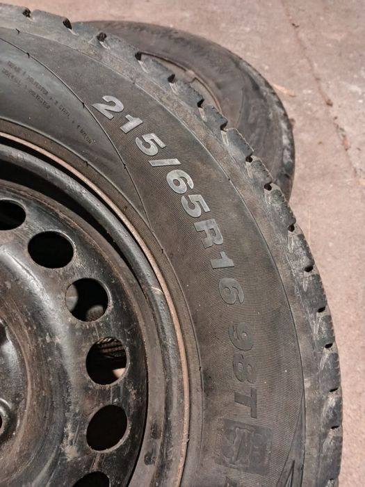Автошини 215 65 16 зимові на дисках VW T5 5/120 ЦО 65.1