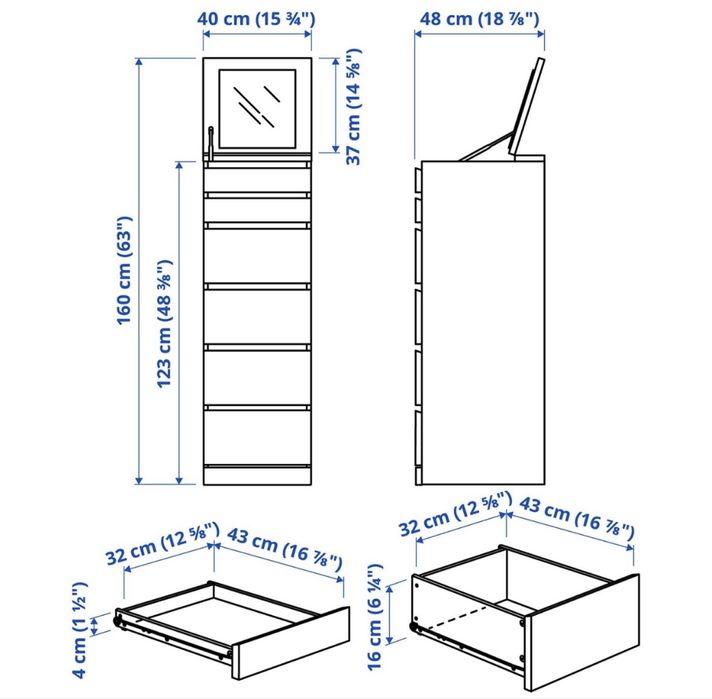 Comoda MALM - IKEA