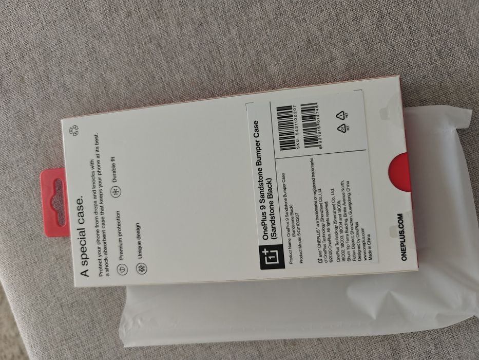 Capa Oneplus 9 Sandstone Black original