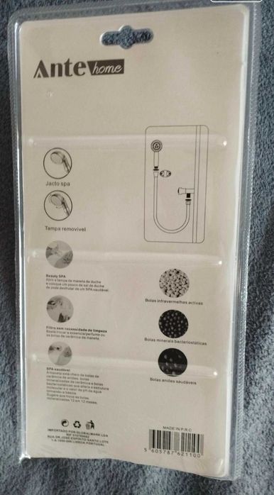 Manete de duche Anti calcário Jato Spa e filtro