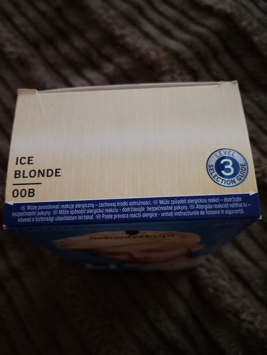 Schwarzkopf ice blond men farba do włosów