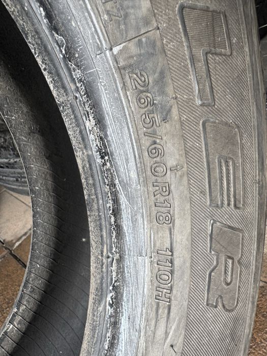 Шини 265/60 R18 Bridgestone Dualer комплект 4 шт.