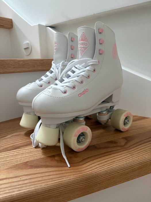 Wrotki rolki figurowe Oxelo Quad 100 rozmiar 37