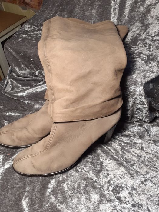 Сапоги женские нубук