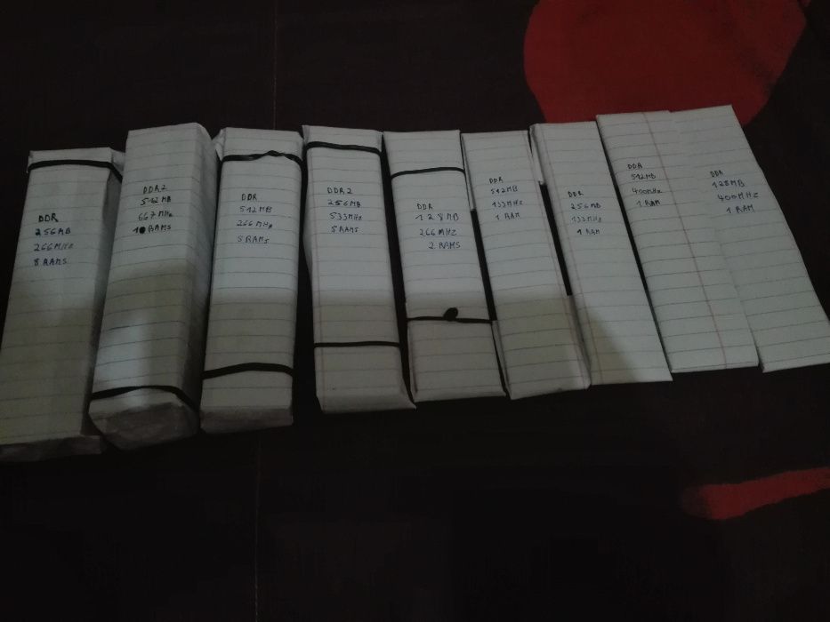 [BAIXA DE PREÇO] RAMs Diversas Portátil e Desktop (Equipamento Usado)64585187617154121