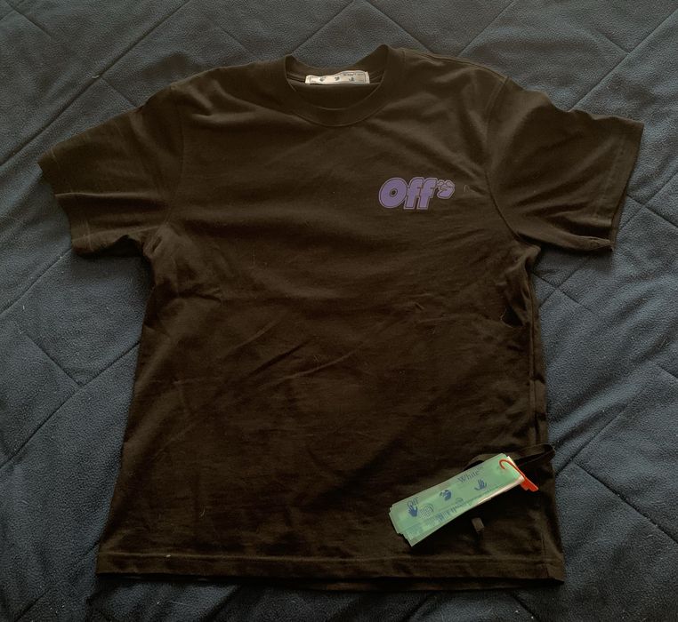 T-shirt Off White Black Size S