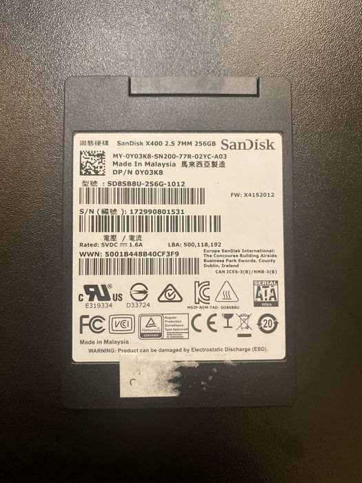 Ssd Sandisk 256gb