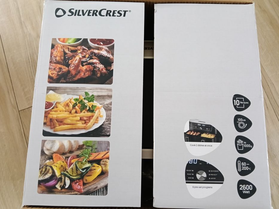 Airfryer dwukomorowy SilverCrest