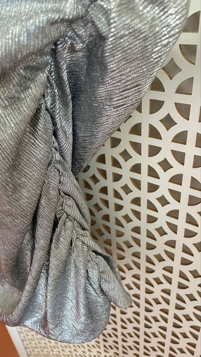 Топ на збірці сріблястий xl