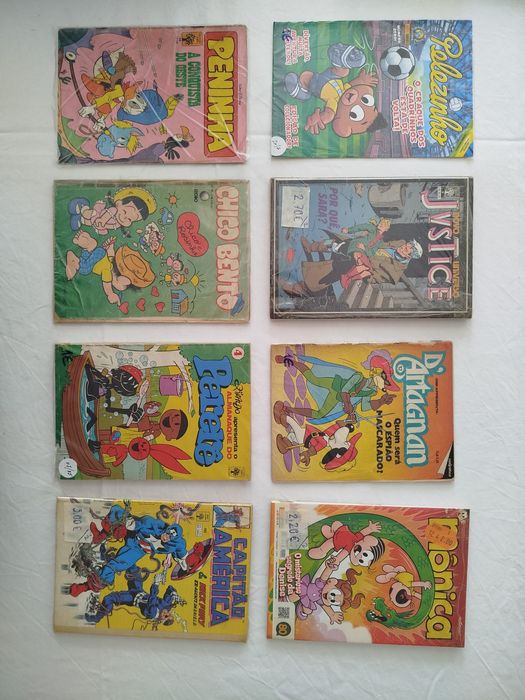 Livros antigos banda desenhada