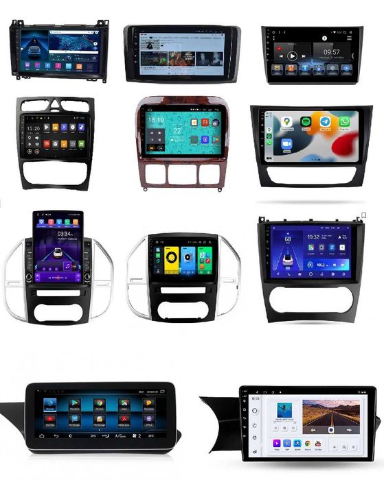 Магнитола мерседес Mercedes W220 W203 W211 W639 B200 164 163 W212 W447