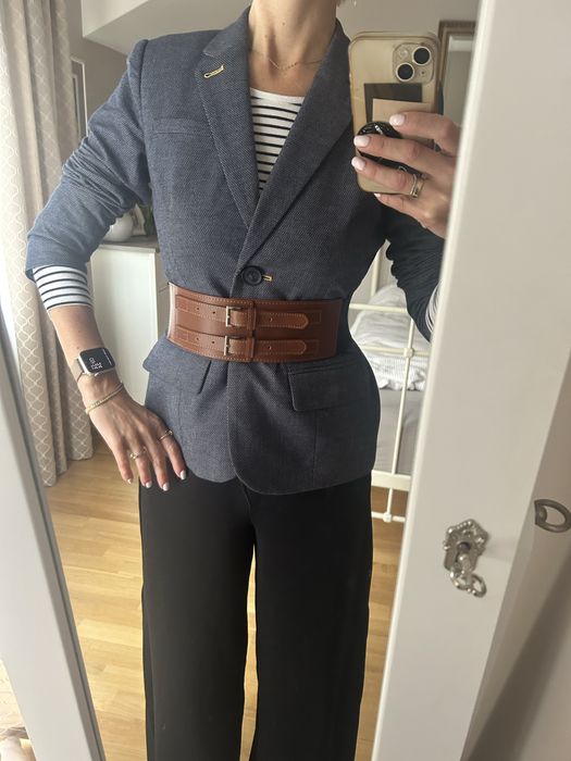 Heyton brytyjski styl żakiet marynarka 36/38