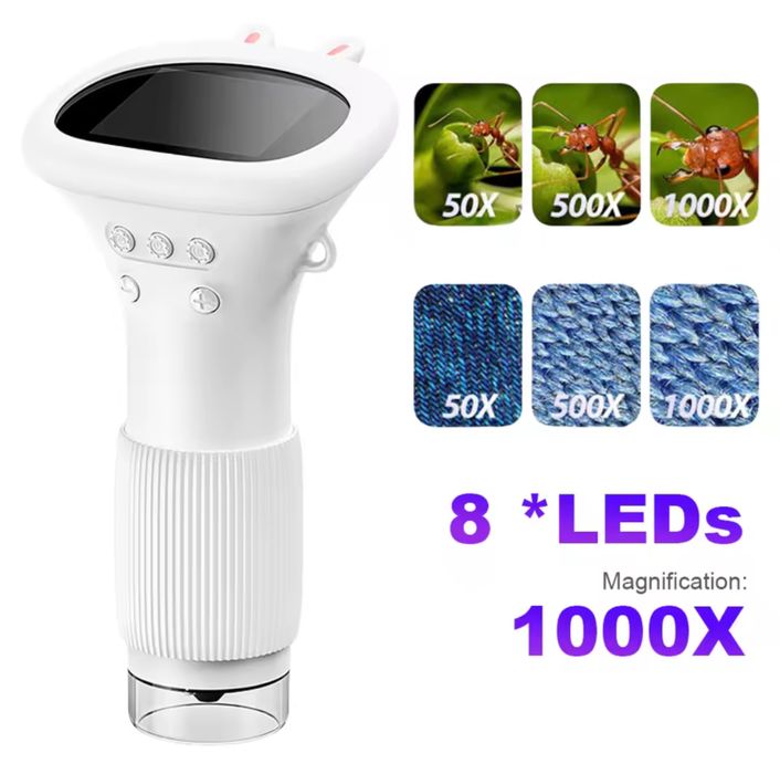Дитячий мікроскоп з екраном Цифровий портативний мікроскоп