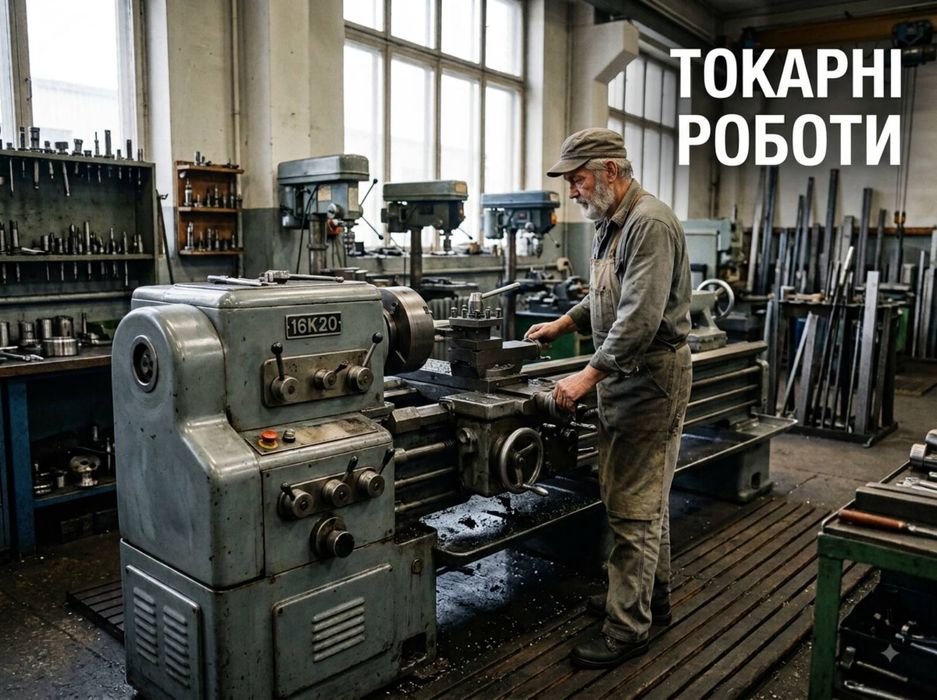 Токарні роботи.Токар.Токарні роботи на замовлення. Вали. Втулки.