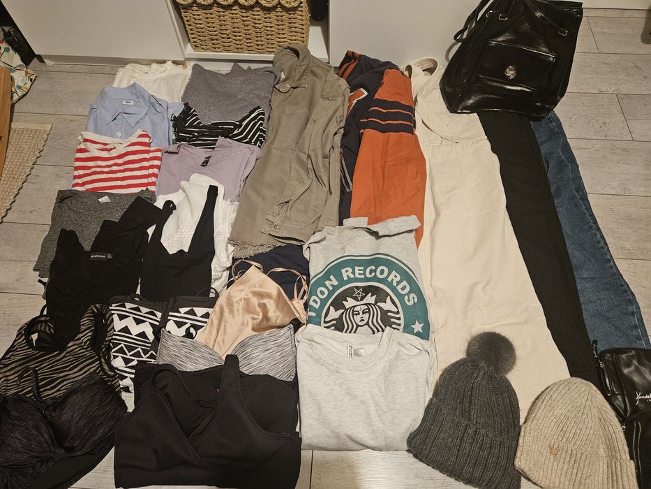 OKAZJA! Zestaw 30 ubrań damskich rozmiar M!