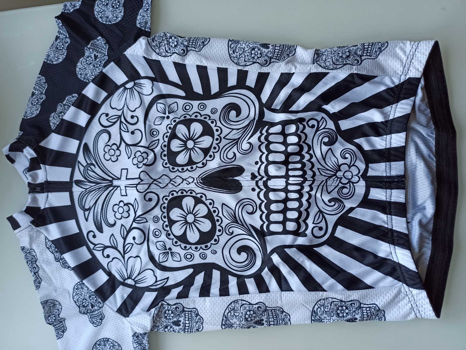 Equipamento ciclismo caveira mexicana