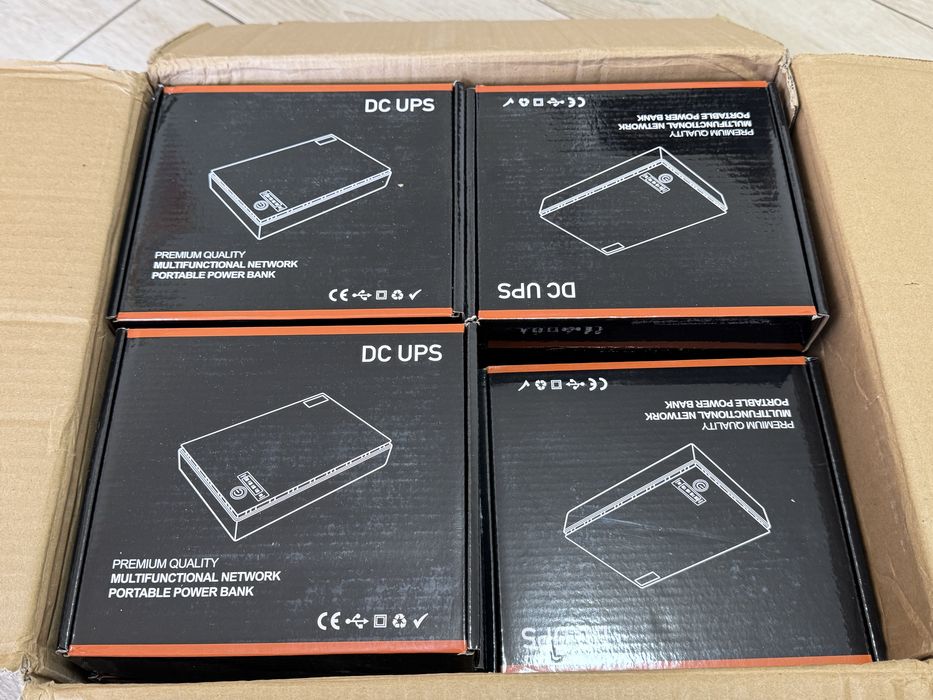 DC1036P UPS (36W, 20000mAh) 5V2A/9V2A/12V2A/POE + USB-C