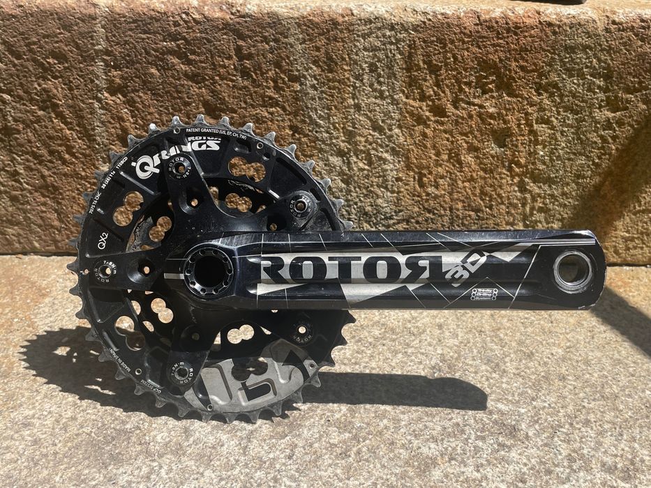 Pedaleira Rotor 3D com Q-Rings