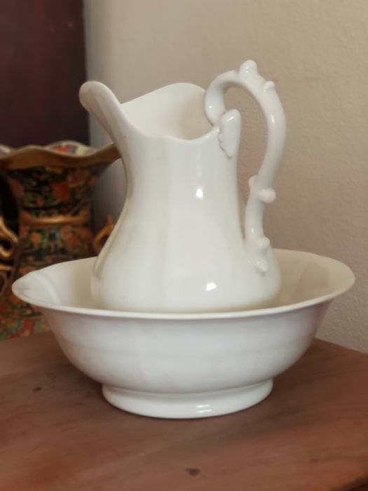 Jarro e bacia de lavatório Vista Alegre