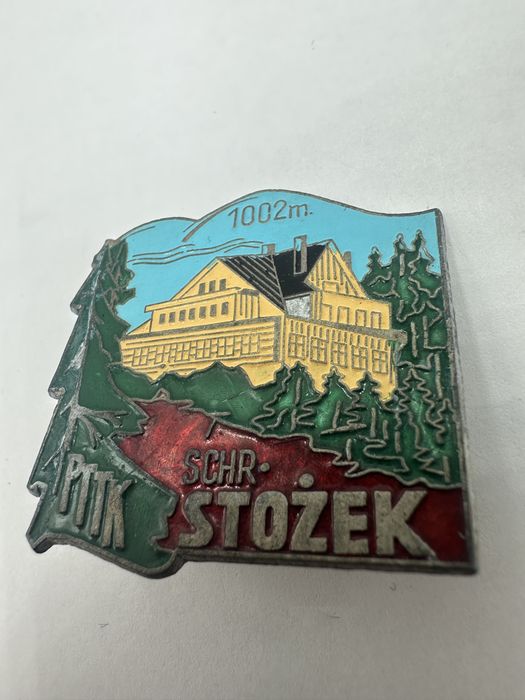 Odznaka PTTK schronisko STOŻEK 1002 m.