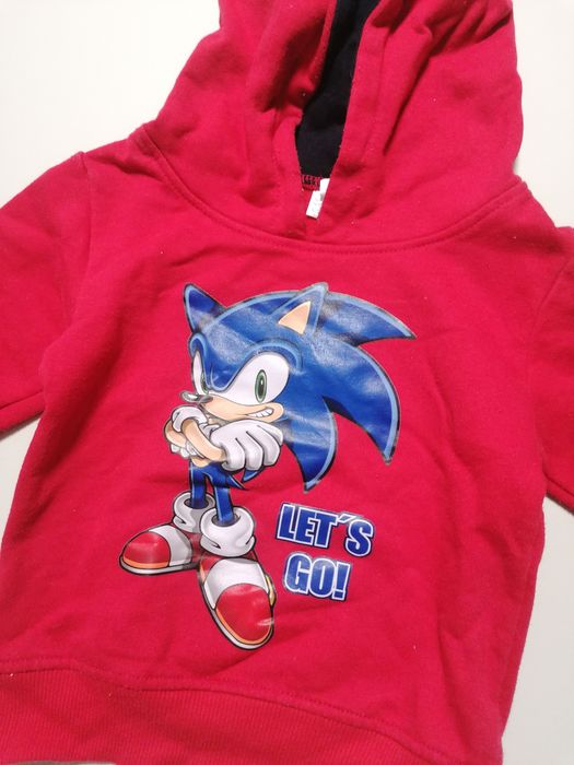 Hoodie Vermelho do Sonic de Bebé