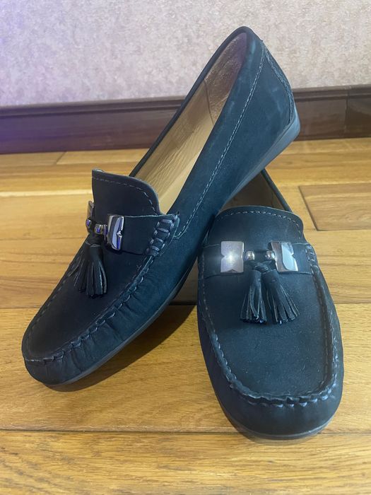 Женские мокасины Geox из натуральной замши