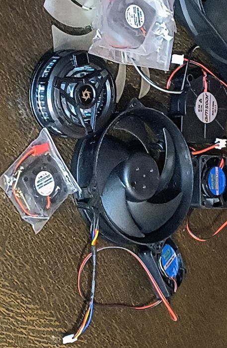 Wentylatory 5V, 12V, 24V.