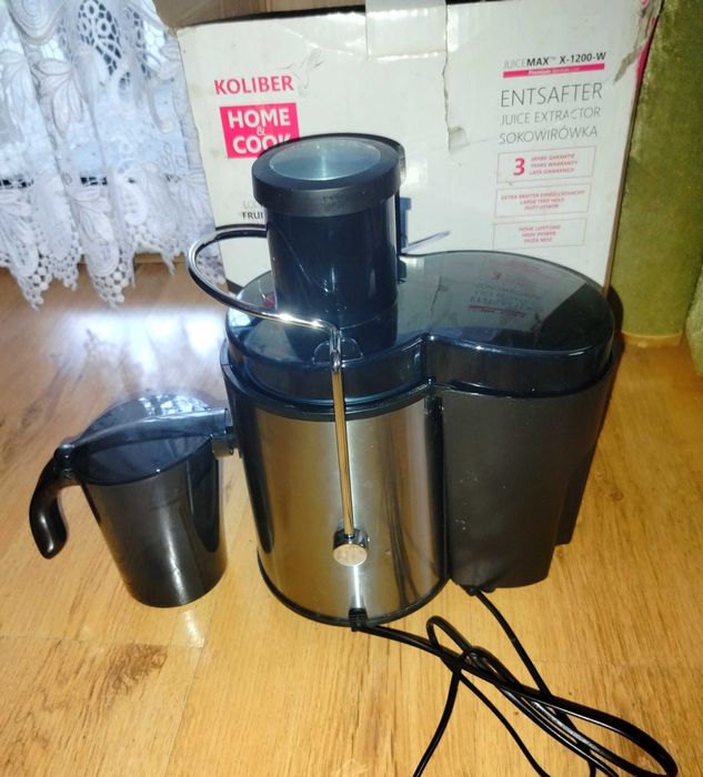 Sokowirówka Koliber Home & Cook X 1200 W. Dwa biegi. Duża moc.