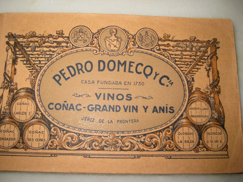 20 Postais, dec1960, preto e branco,Caves Pedro Domeco J.Frontera