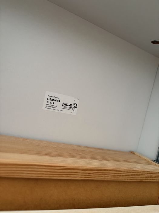 Stolik nocny ikea hemnes biały