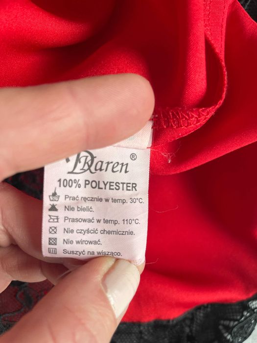 Halka DKaren czerwona S/M Karmen 2 bielizna nocna