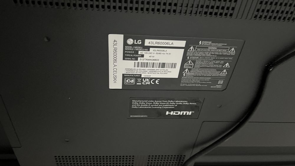 Televisor Lg 43 polegadas com garantia