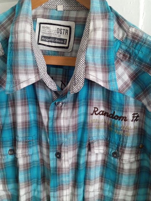 Koszula męska w kratę r. Xxl,xxxl