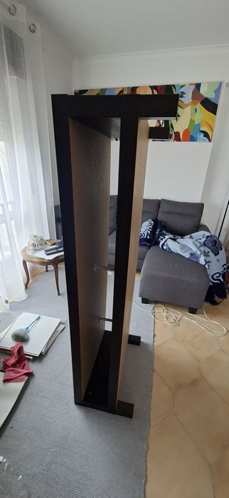 Movel de Tv preto modelo lack ikea