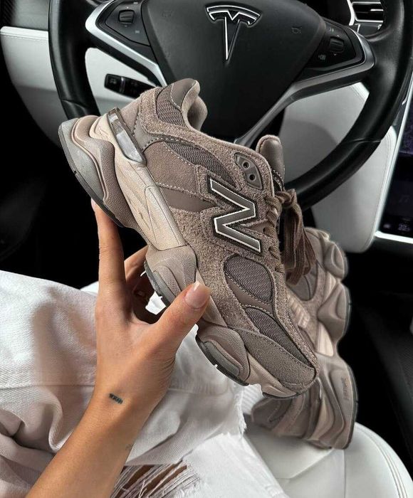 Кроссовки New Balance 9060 Beige Brown/NB Кросівки Жіночі НьюБеланс