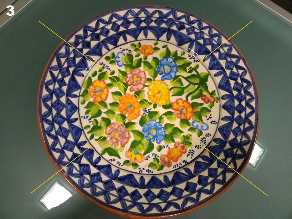 Pratos decorativos artesanais, Olaria Domingos Eurico