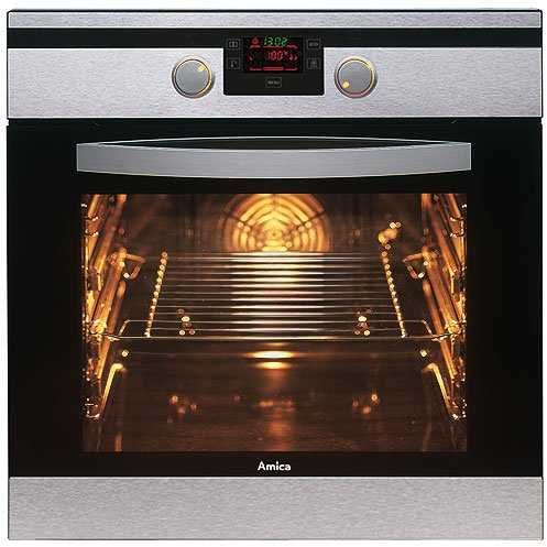 Piekarnik elektryczny z rożnem  Amica EBP 8852 Platinum